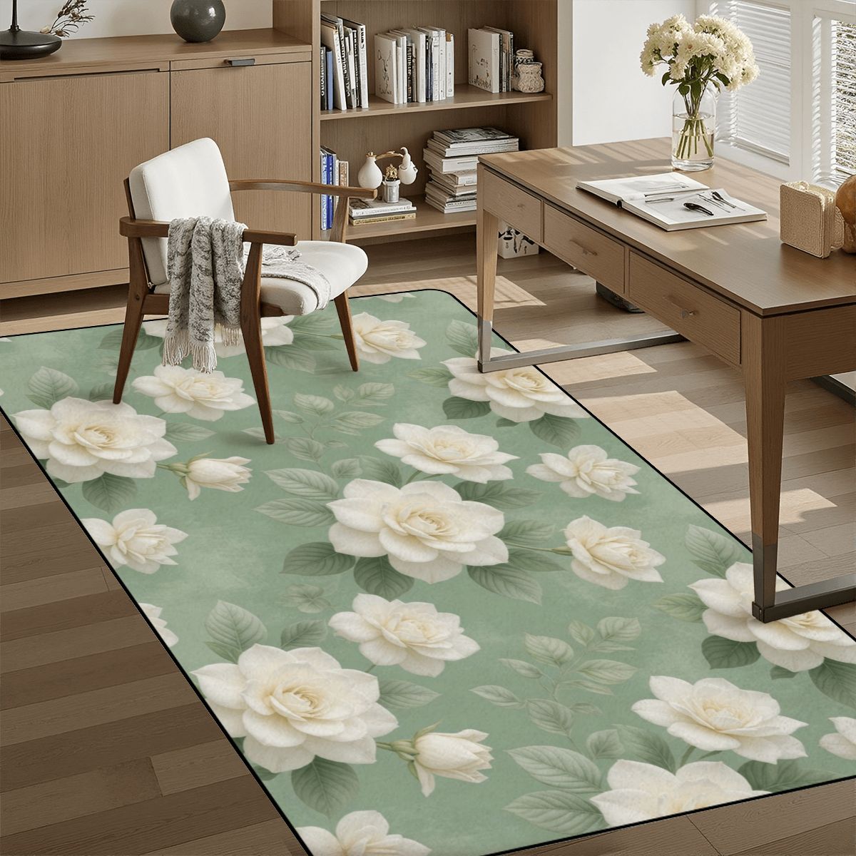 Multiple Sizes Widened Runner Rug 18gardeniesageaop