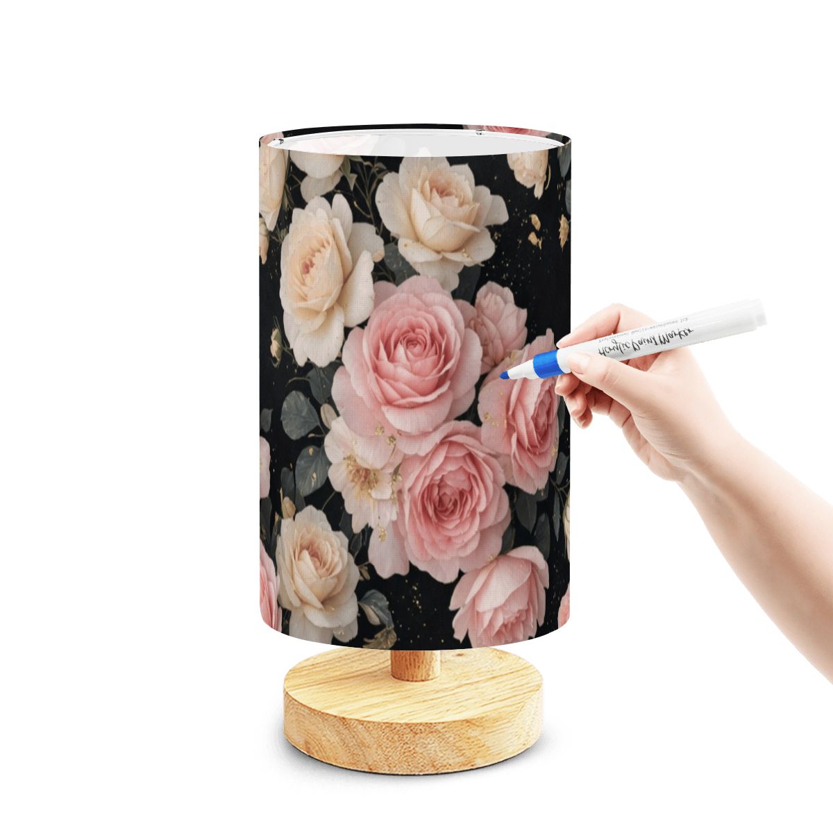 Roze Kaskada — Lampa stołowa do malowania