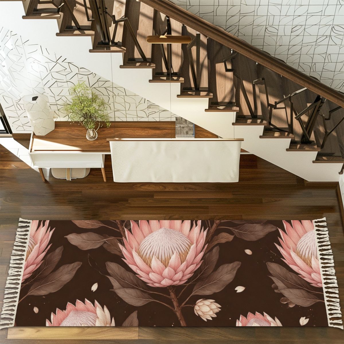 Protea Espresso — Runner rug