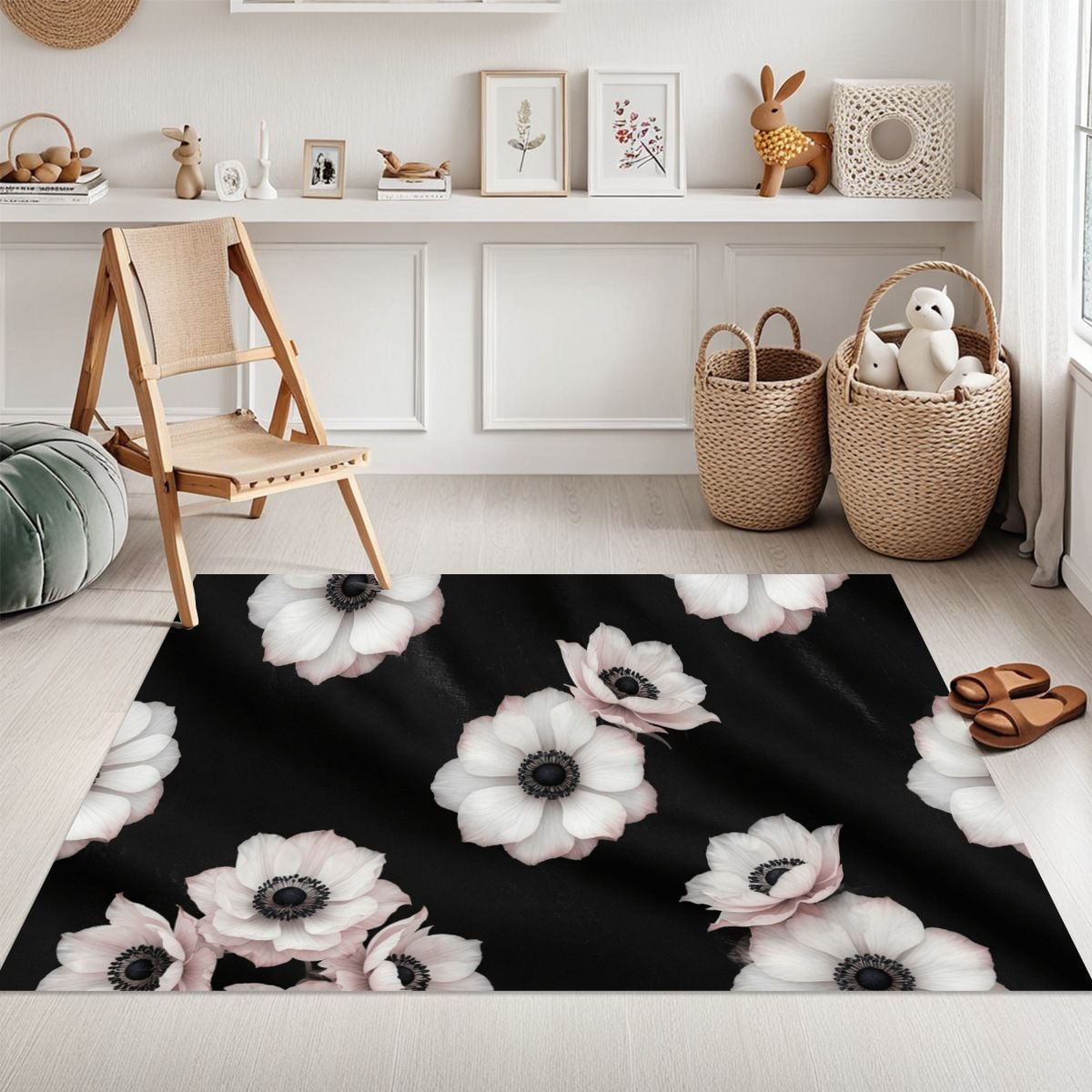 Area Rug without Tassels (3:5) 46anemonyv2aop