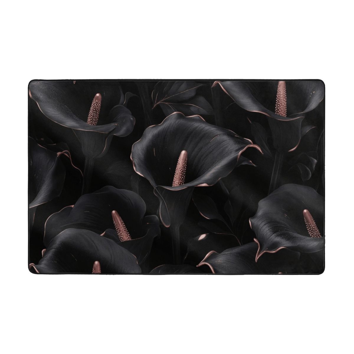 Kalie Noir — Non-slip rug