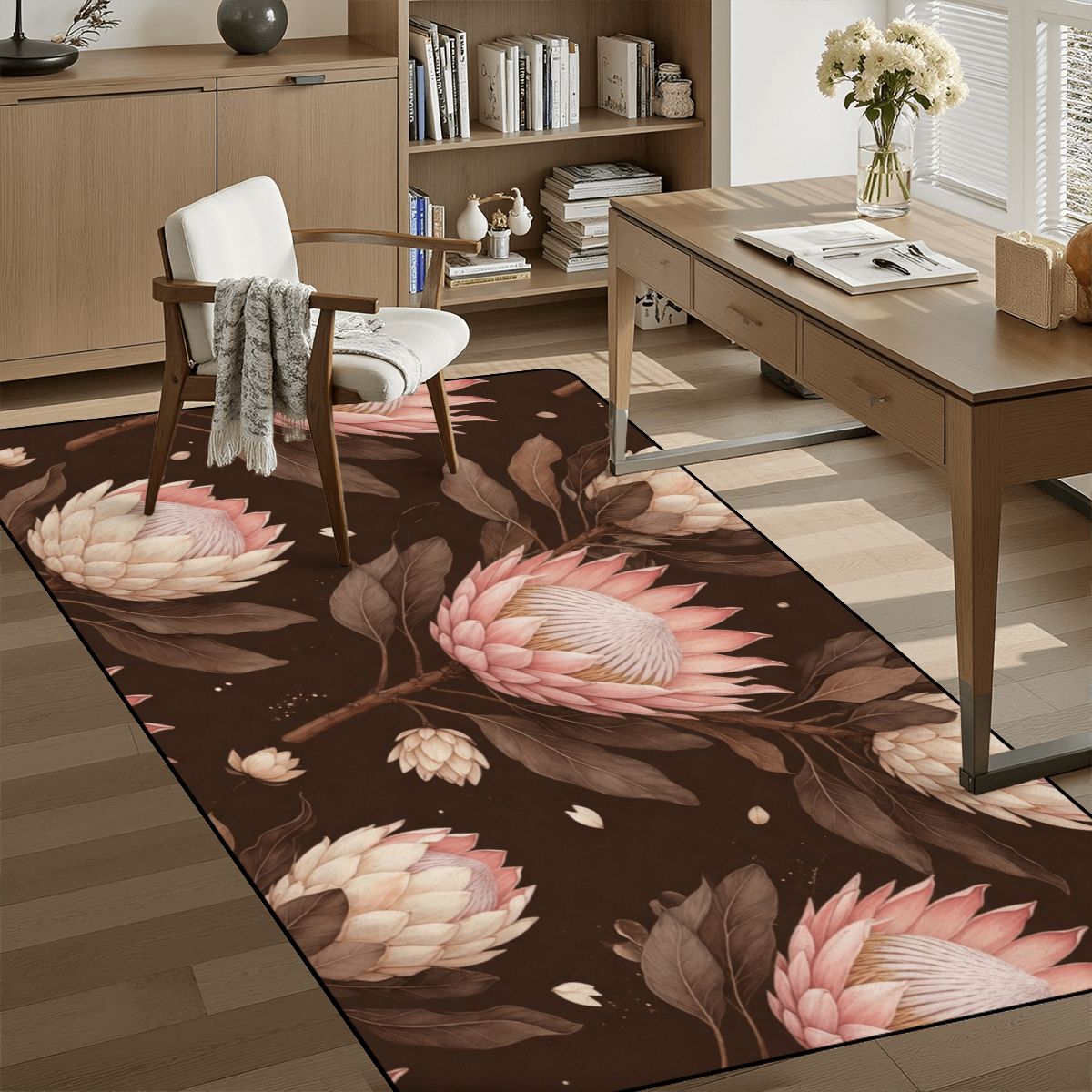 Protea Espresso — Runner rug