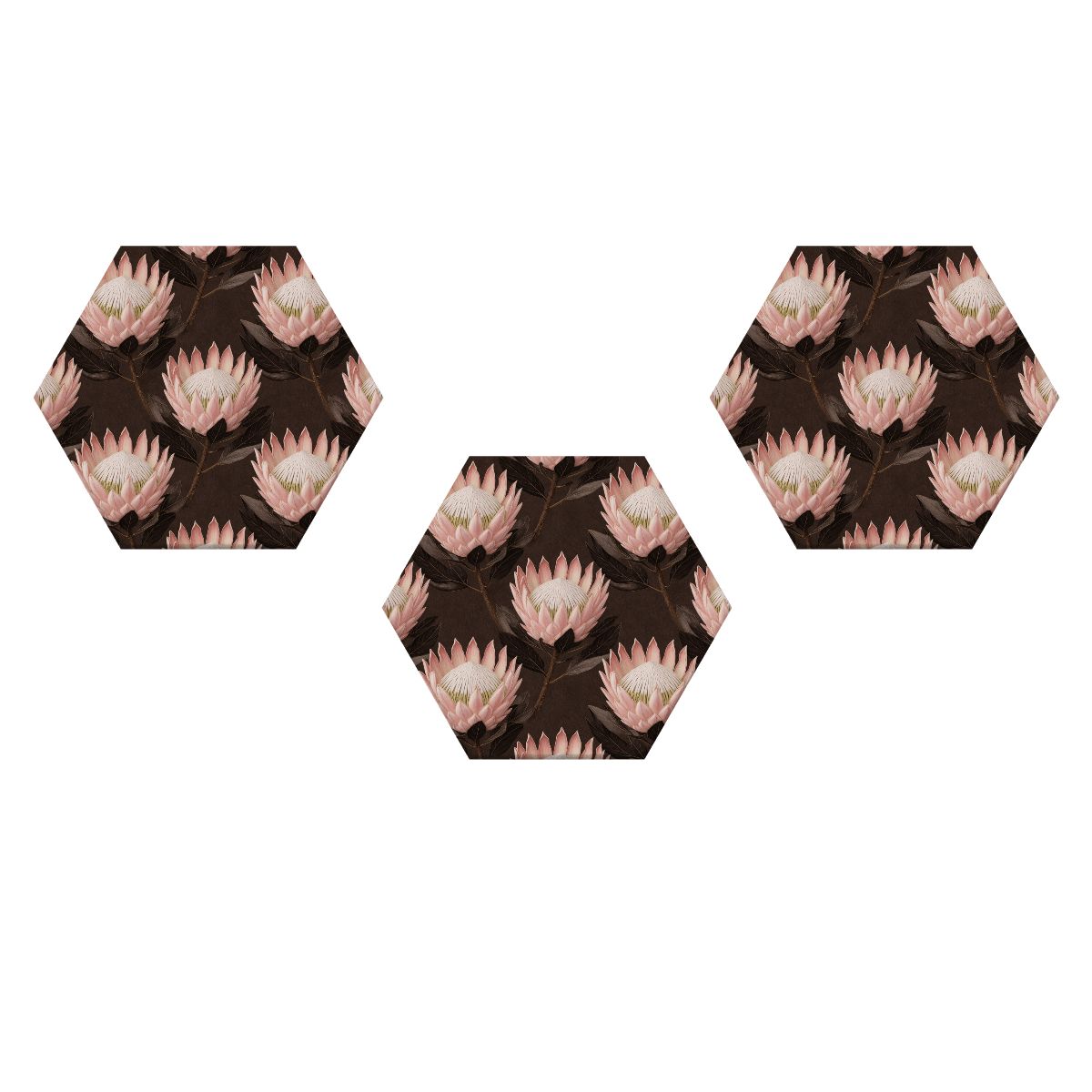Hexagon Sound Absorbing Panels 3 Pieces 45proteav2aop