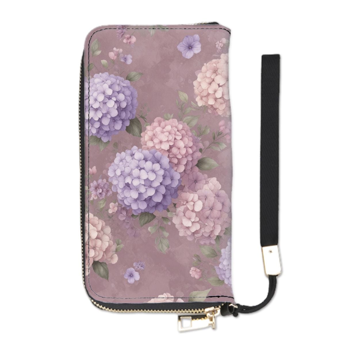 Clutch Wallet for Women 08hortensjelawendaaop