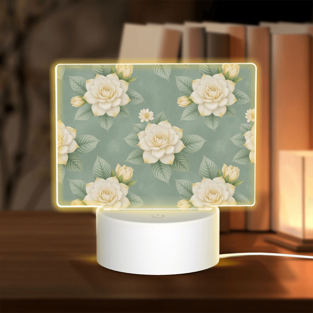 Rectangular Acrylic Night Light 43gardeniev2aop