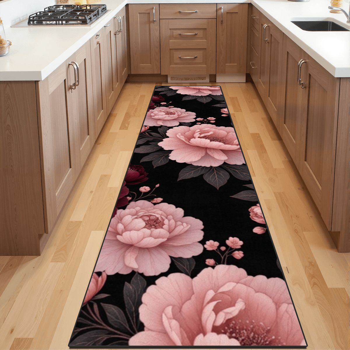 Peonie Garden — Runner rug