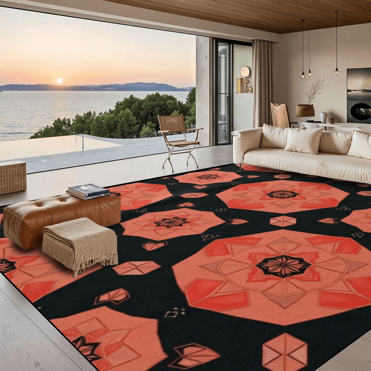 Large Area Rug Floor Carpet (5:4) 41cameliav2aop