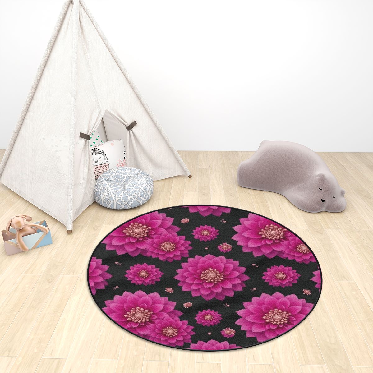 Multiple Sizes Plush Round Area Rug 31daliefuksjav2aop