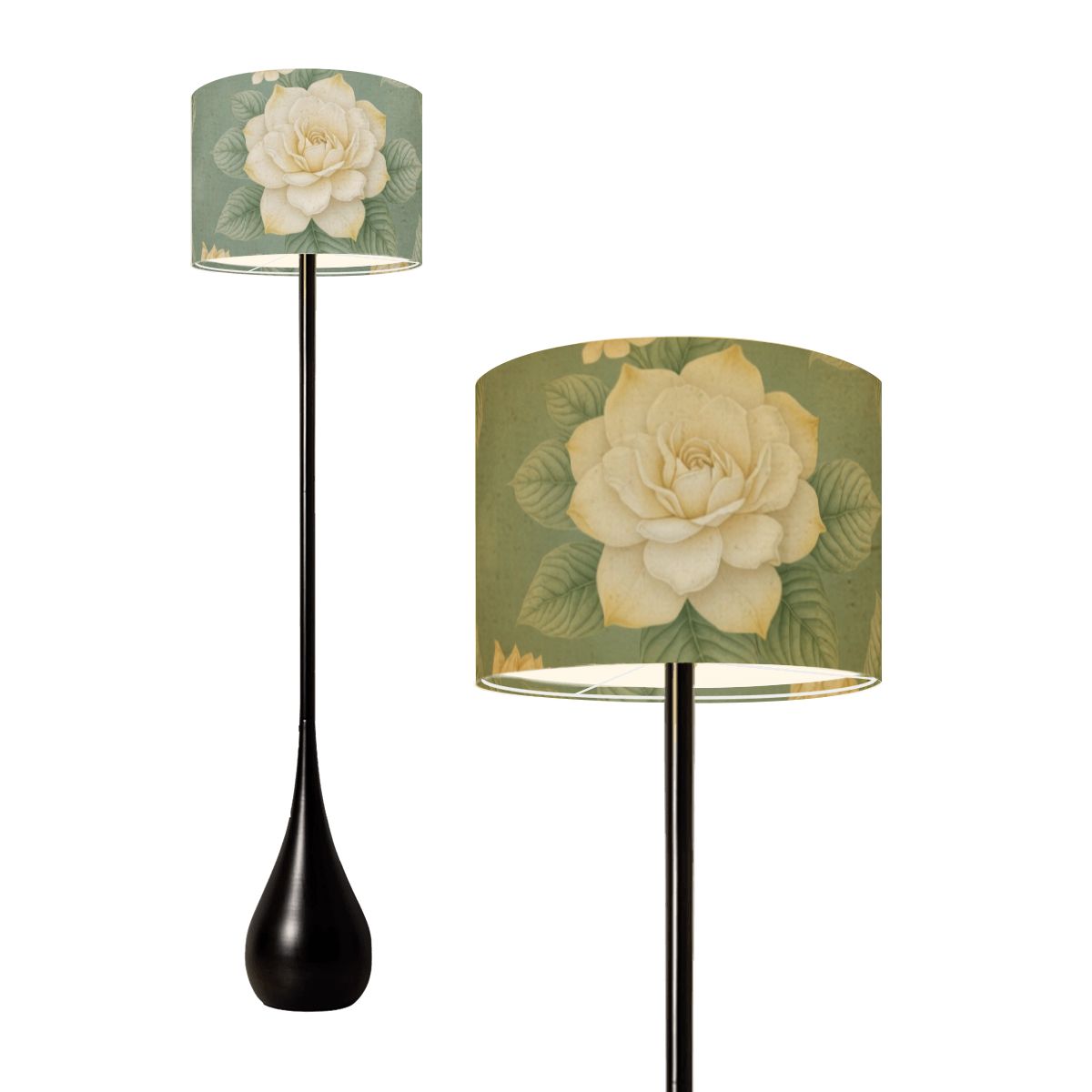 Teardrop Shaped Floor Lamp 43gardeniev2aop