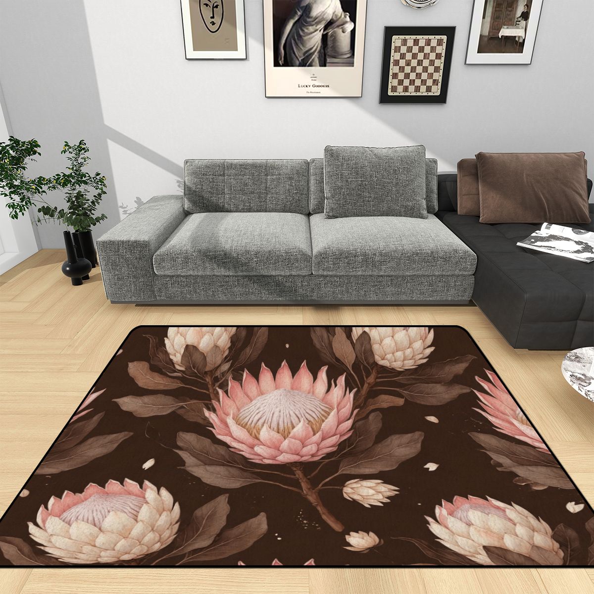 Small Area Rug Floor Carpet (3:2) 20proteaespressoaop