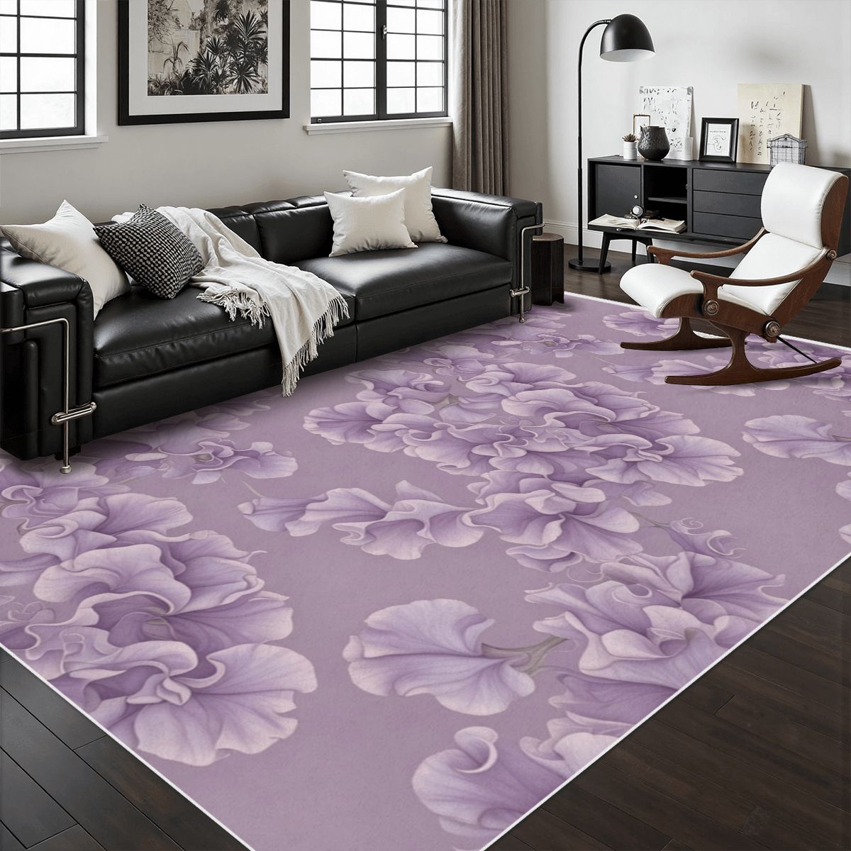 Area Rug with White Border 48groszekv2aop