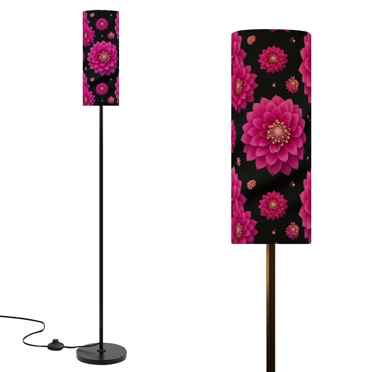 Dalie Fuksja — Lampa podłogowa