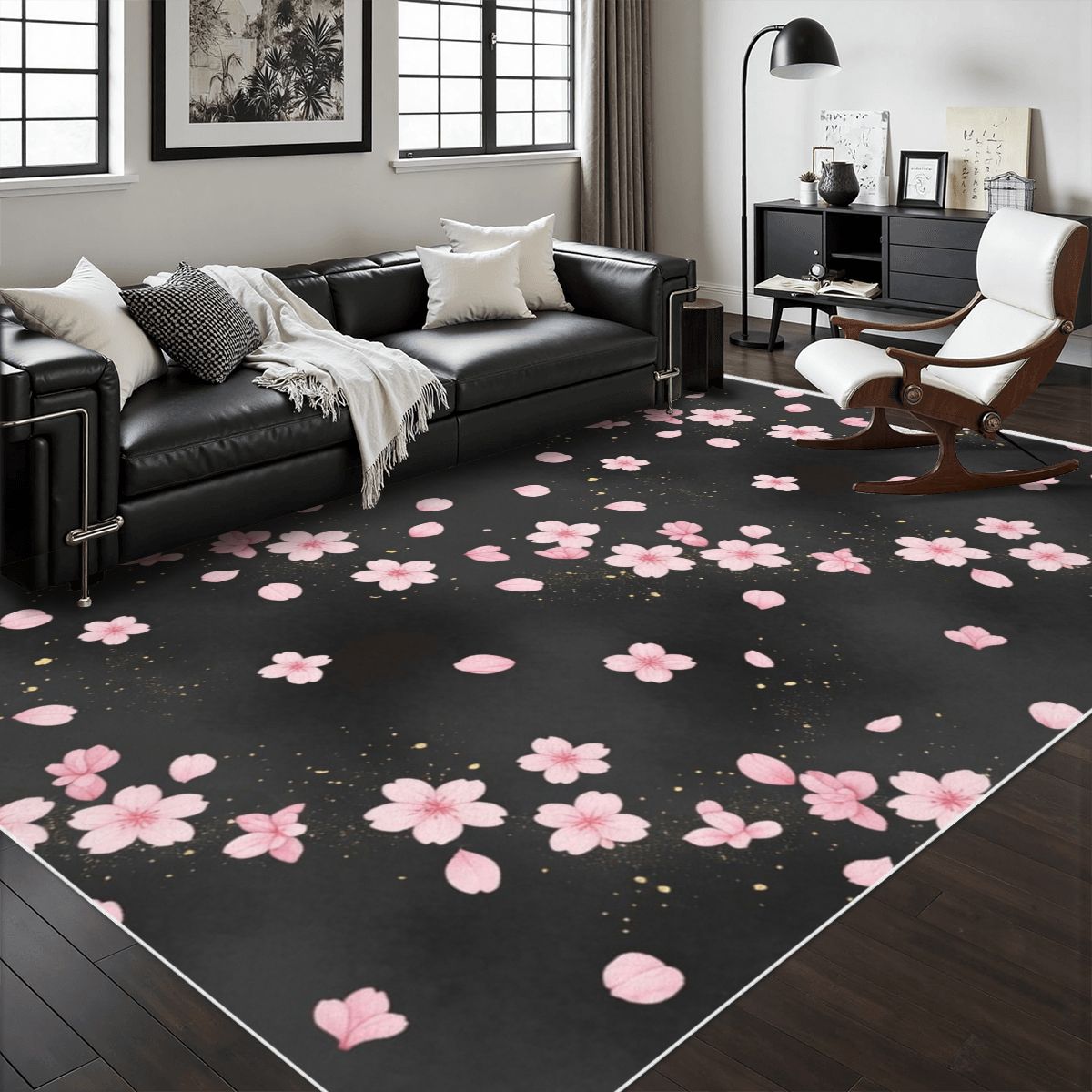 Sakura Dust — Rug with border