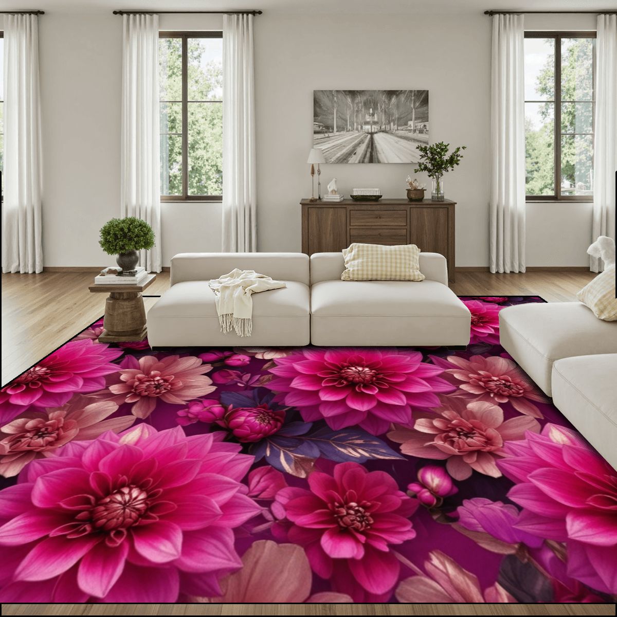 Large Area Rug Floor Carpet (4:3) 07daliefuksjaaop
