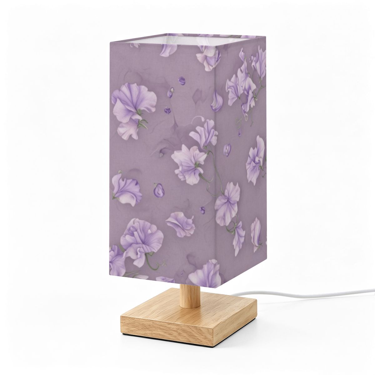 Groszek Lawenda — Lampa stołowa kwadratowa