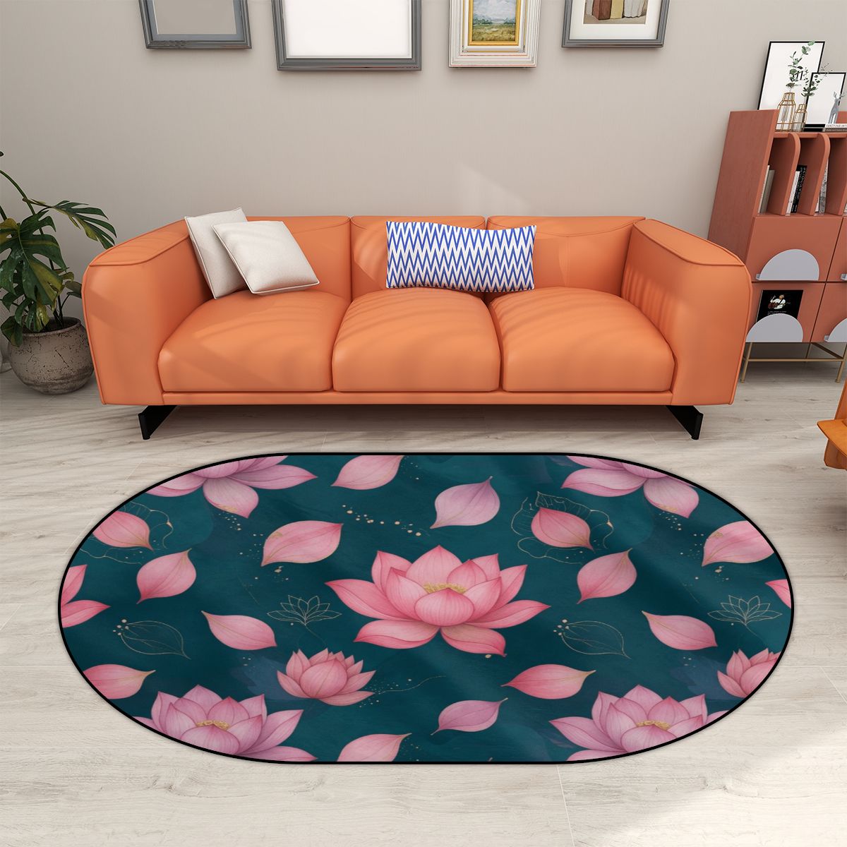 Lotosy — Round rug