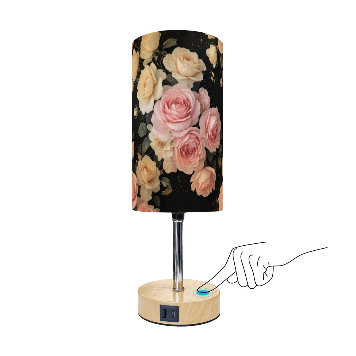Roze Kaskada — Lampka nocna dotykowa