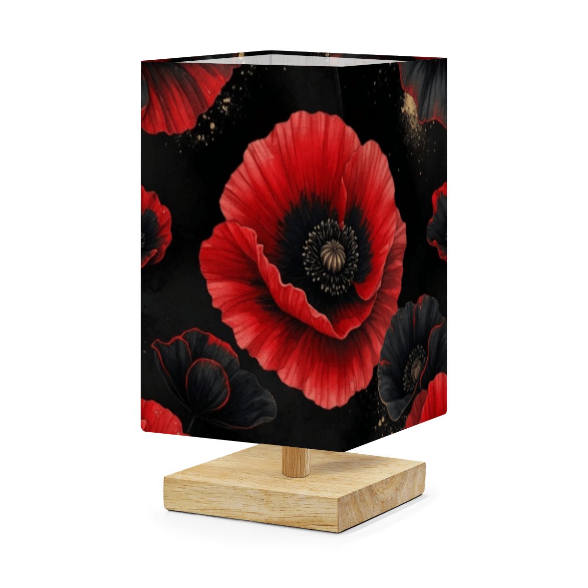 Maki Noir — Lampa stołowa kwadratowa