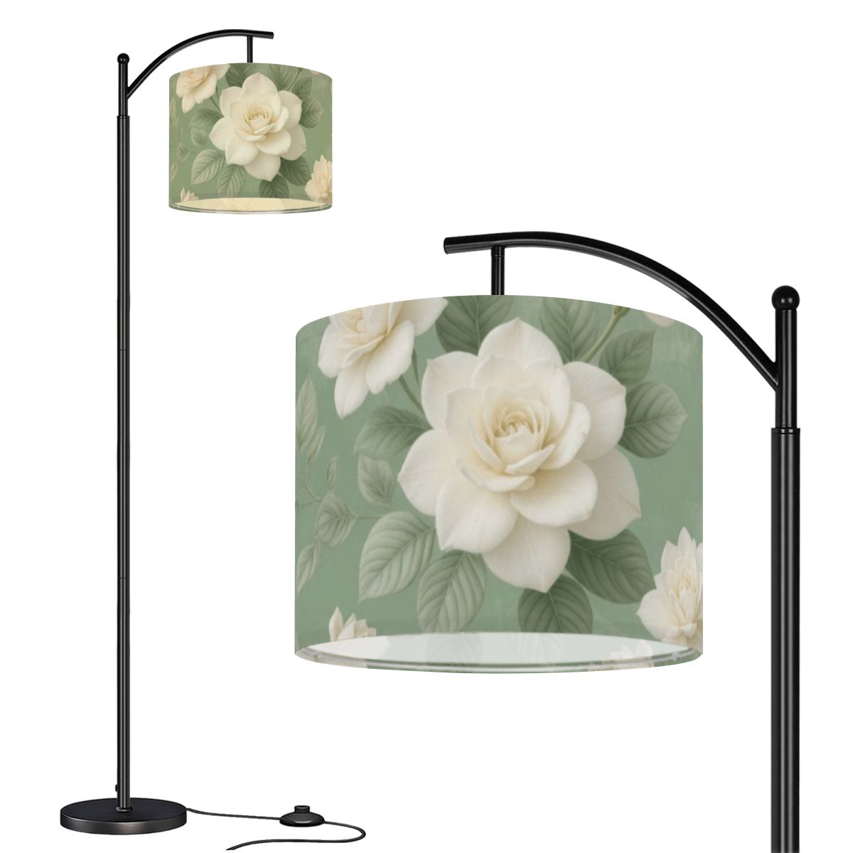 Gardenie Sage — Lampa podłogowa łukowa