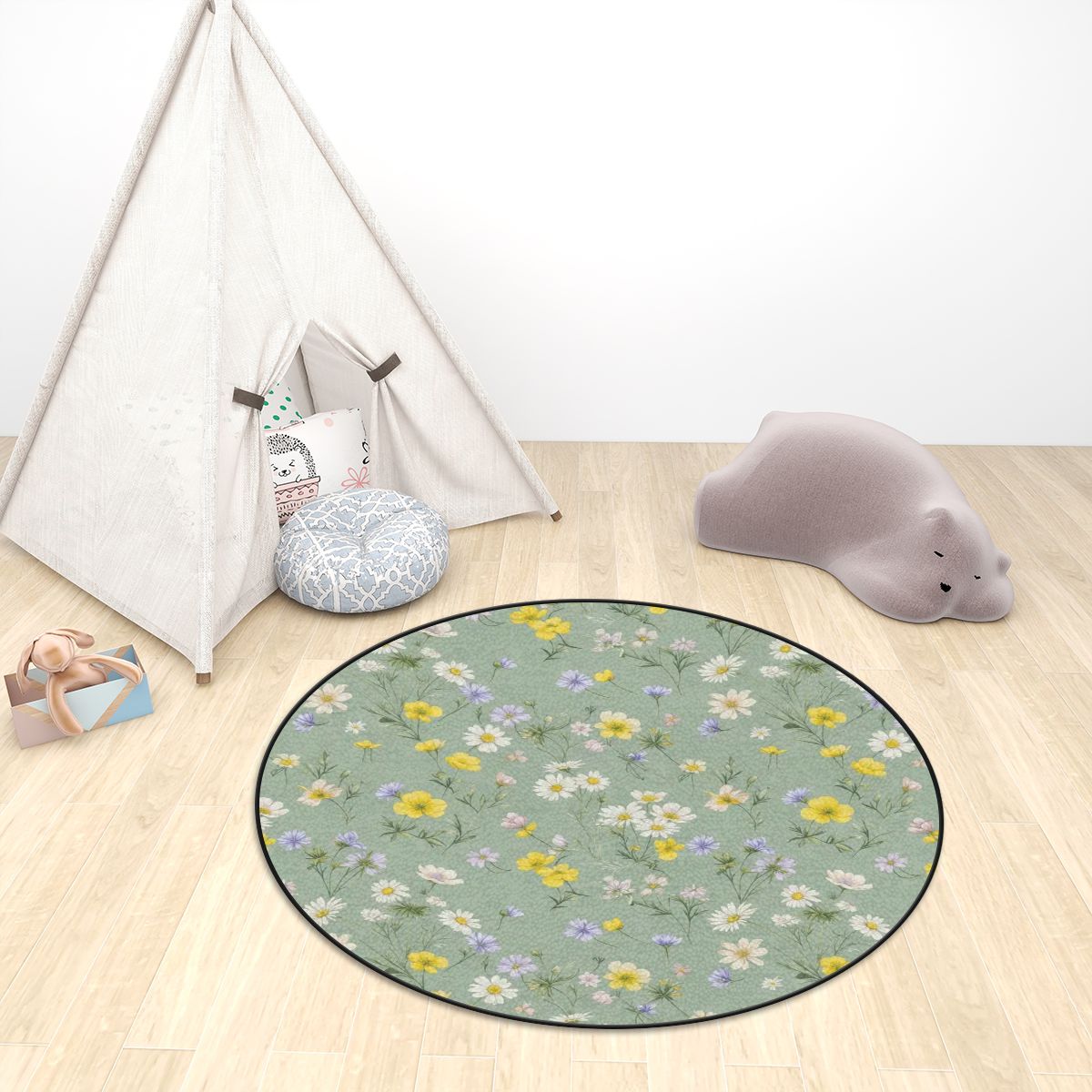 Multiple Sizes Plush Round Area Rug 49lackav2aop