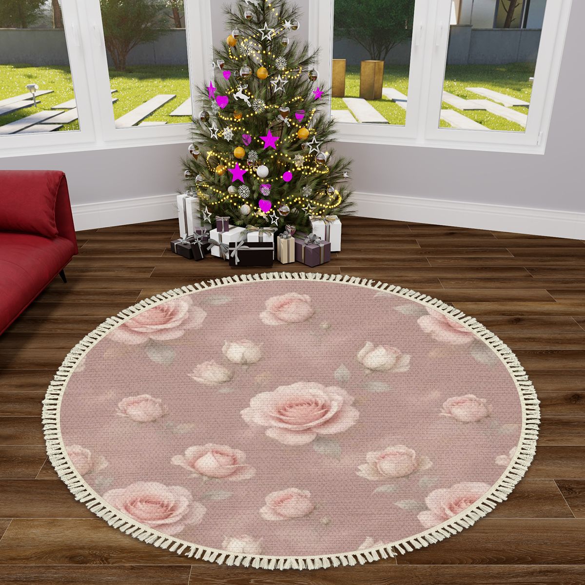 Roze Blush — Round rug
