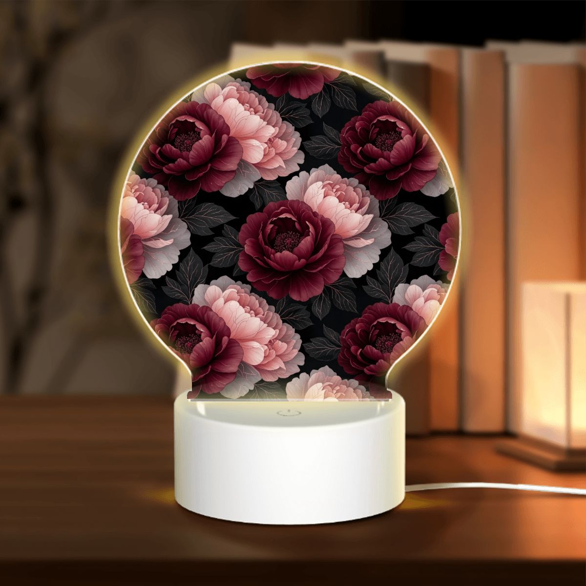 Peonie Garden — Lampka nocna