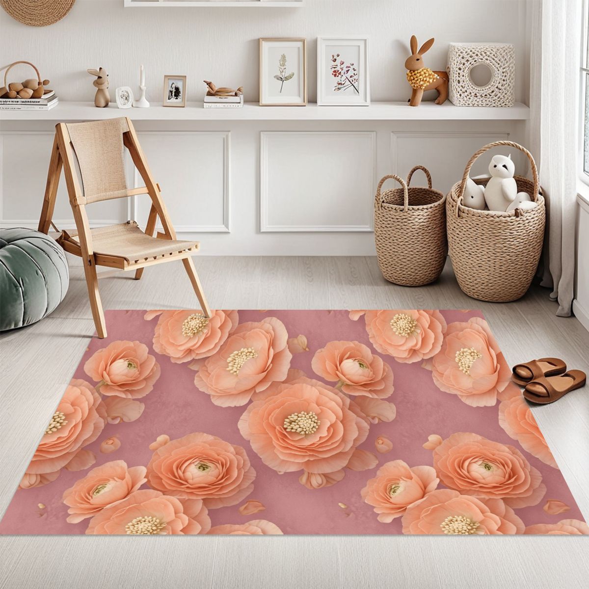 Area Rug without Tassels (3:5) 19jaskrybrzoskwiniaaop