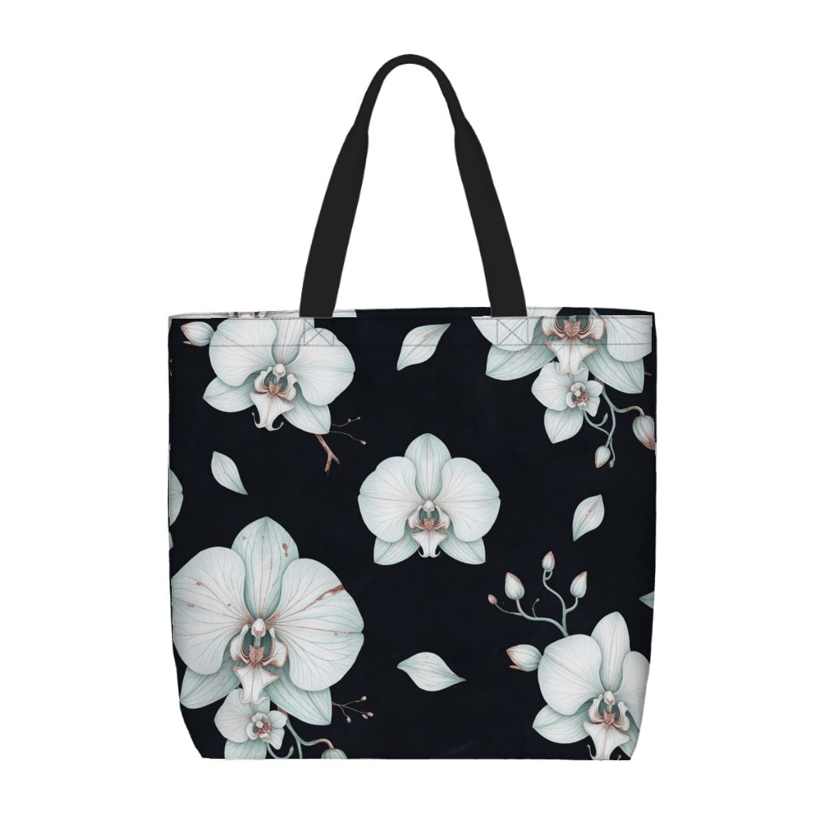 Large Capacity One Shoulder Tote Bag (MultiSided Design) 03orchideenocaop