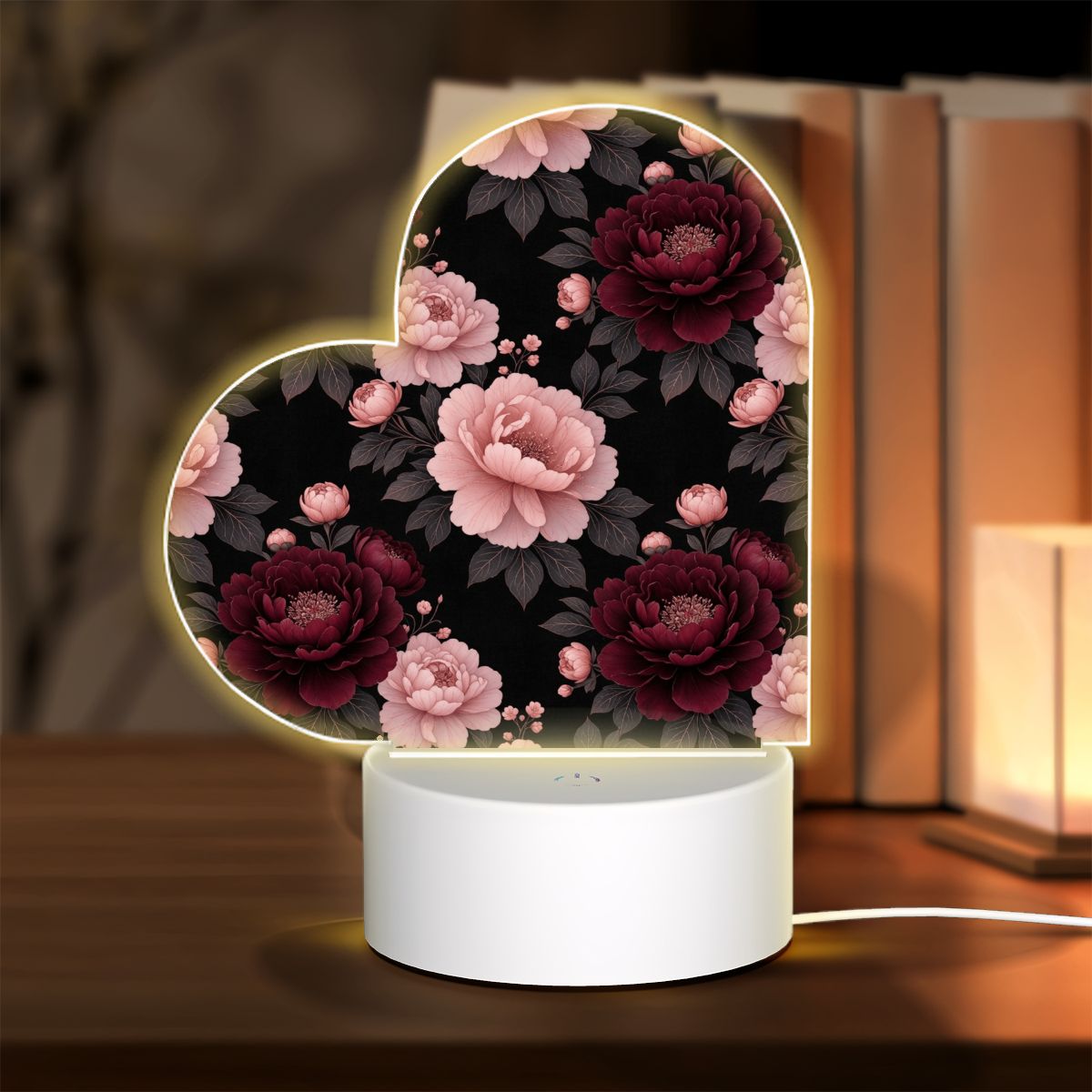 Peonie Garden — Lampka nocna