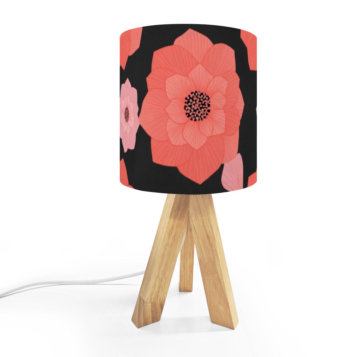 Camelia Koral — Lampa stołowa na trójnogu