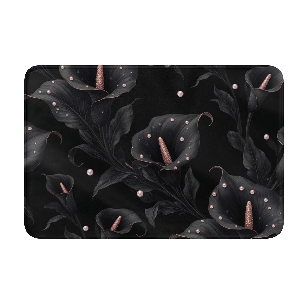 Kalie Noir — Non-slip rug