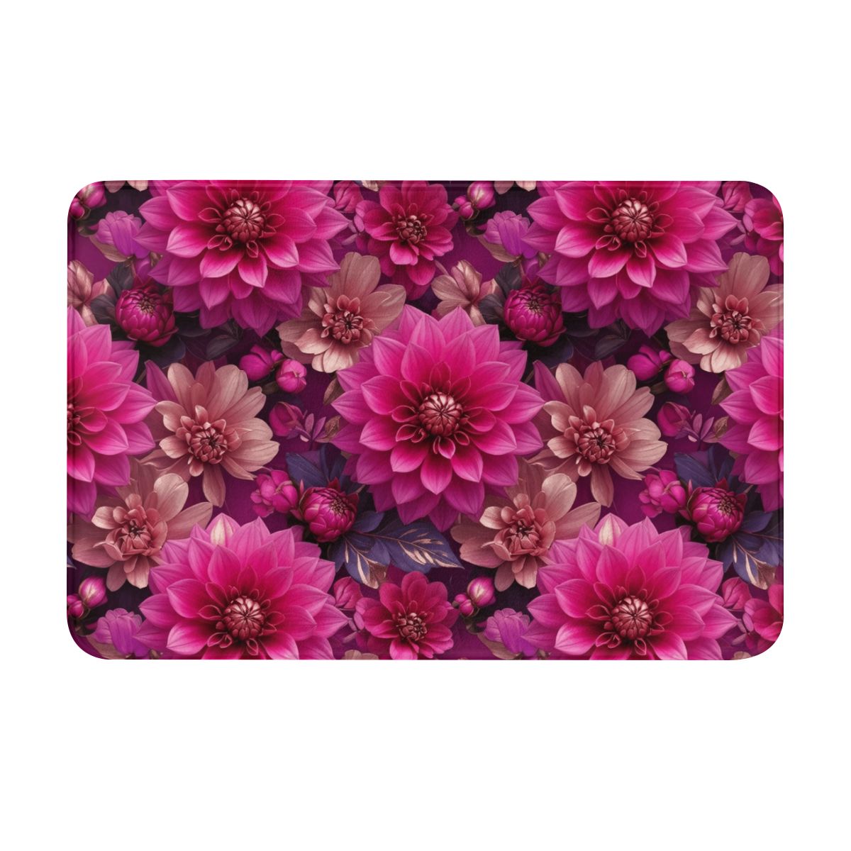 Dalie Fuksja — Non-slip rug