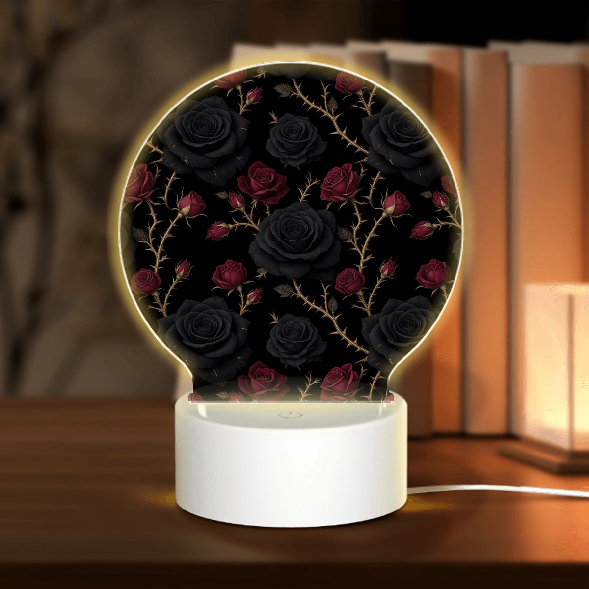 Noir Rose — Lampka nocna