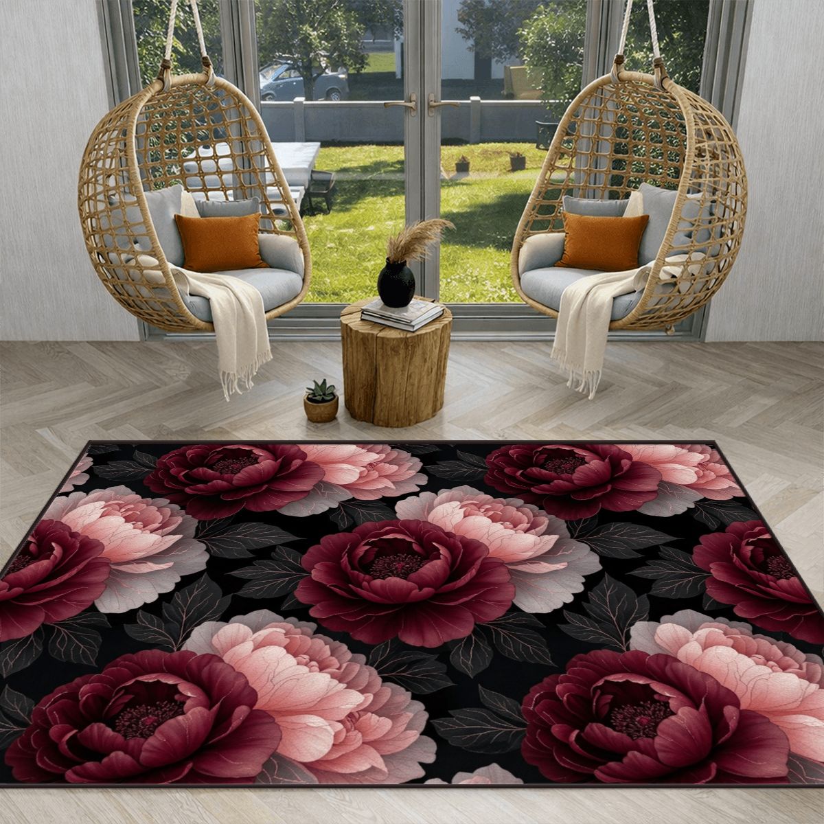 Peonie Garden — Large area rug