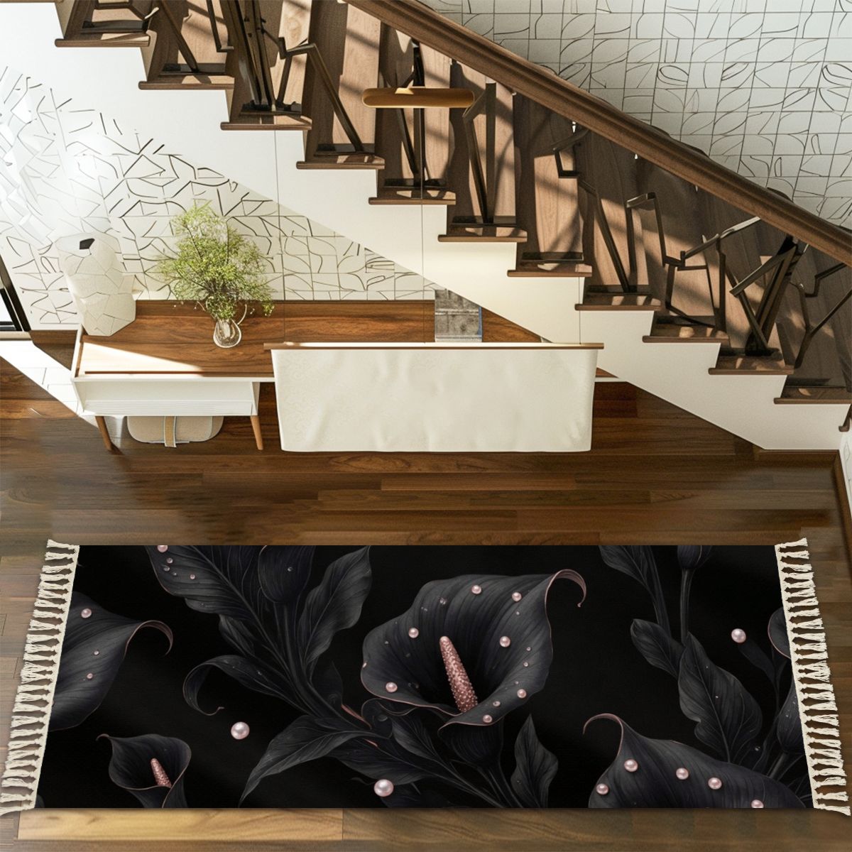 Kalie Noir — Runner rug