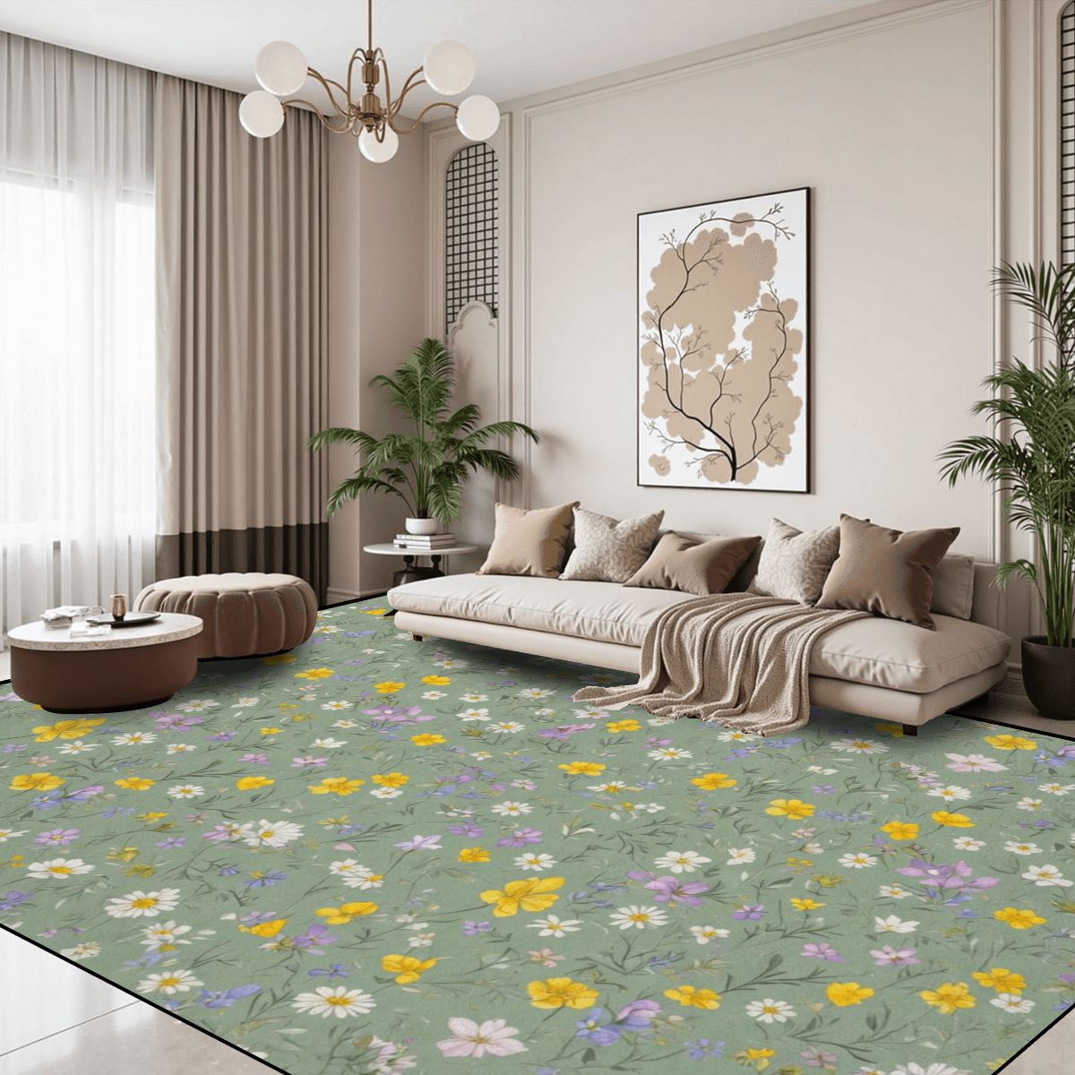 Large Area Rug Floor Carpet (7:5) 24lackaszalwiaaop