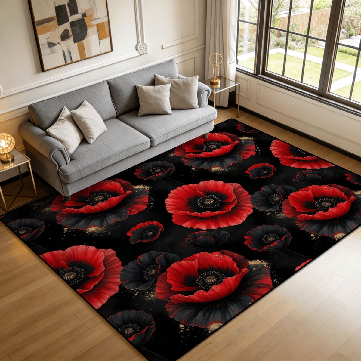 Area Rug Floor Carpet (4:3) 17makinoiraop