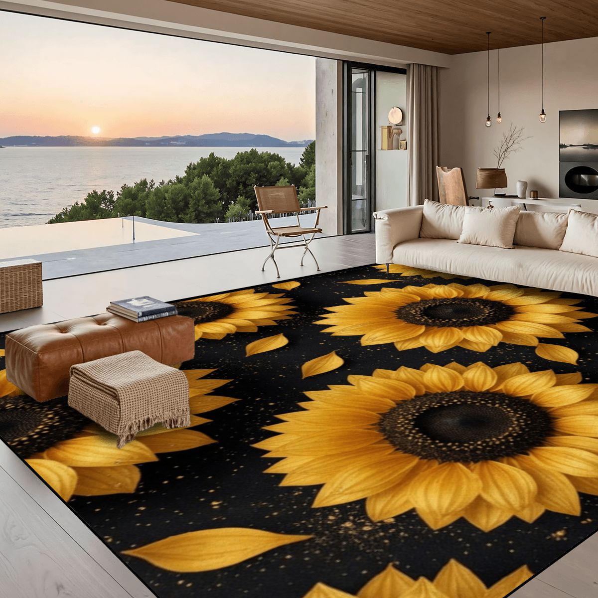 Sloneczniki — Large area rug