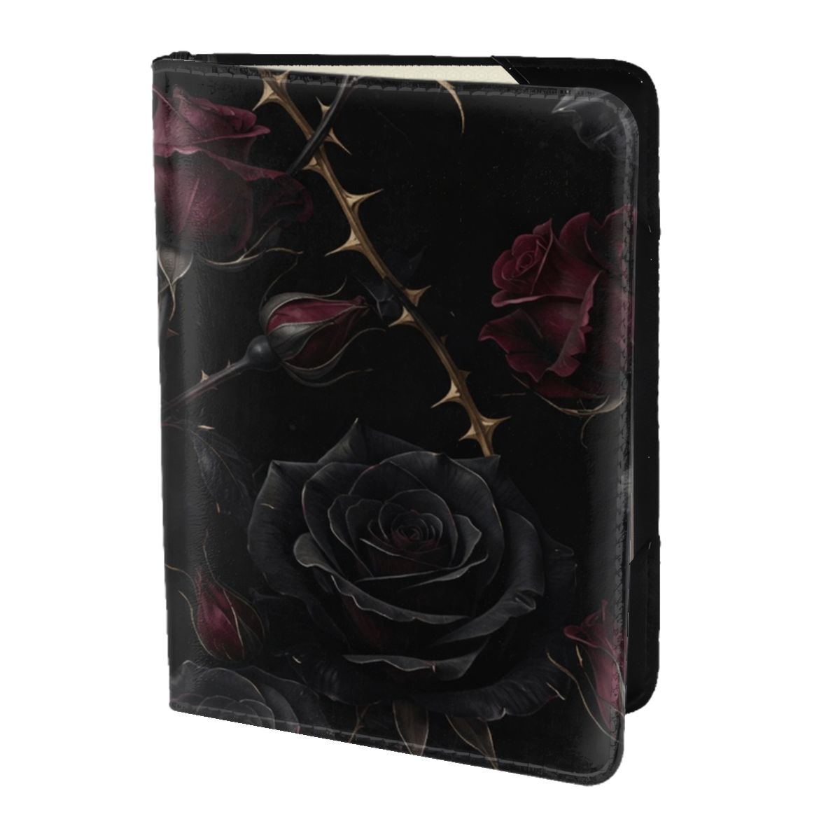 Noir Rose — Passport holder