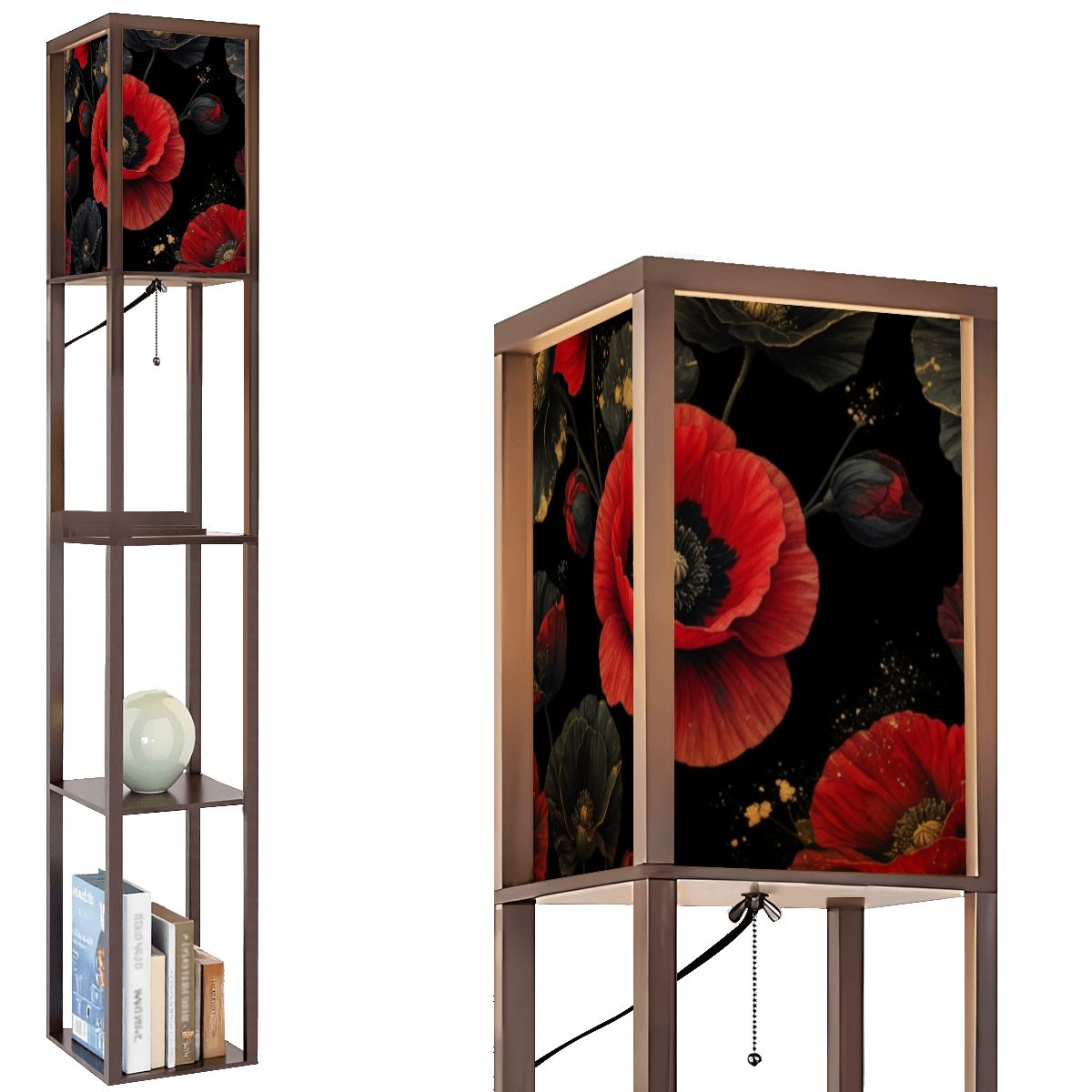 Floor Lamp with Shelves 42makiv2aop