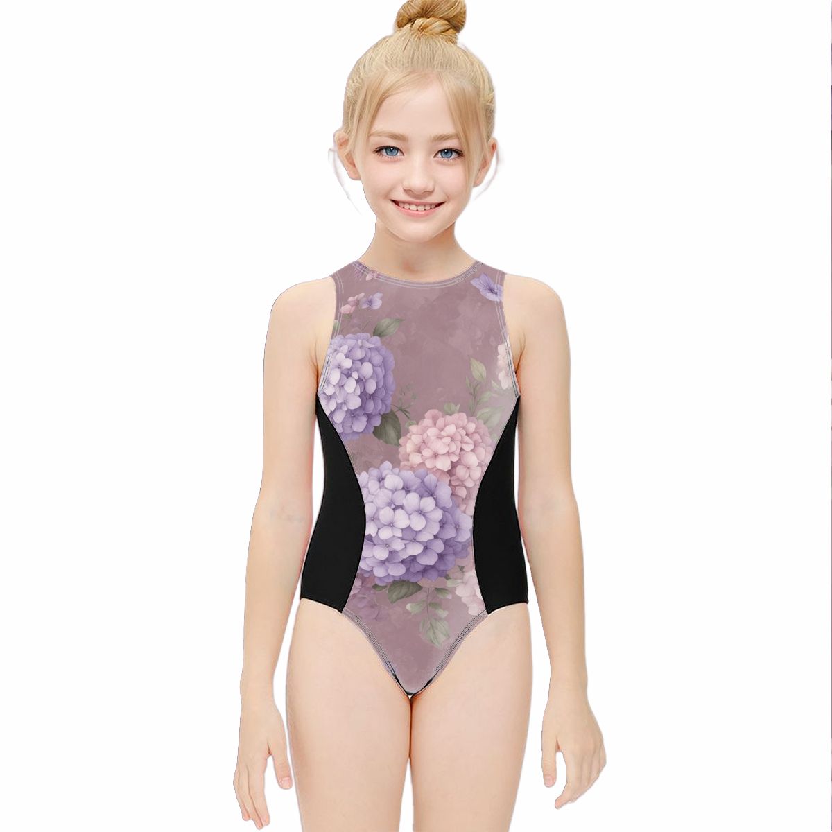 Hortensje Lawenda Ao — Swimwear
