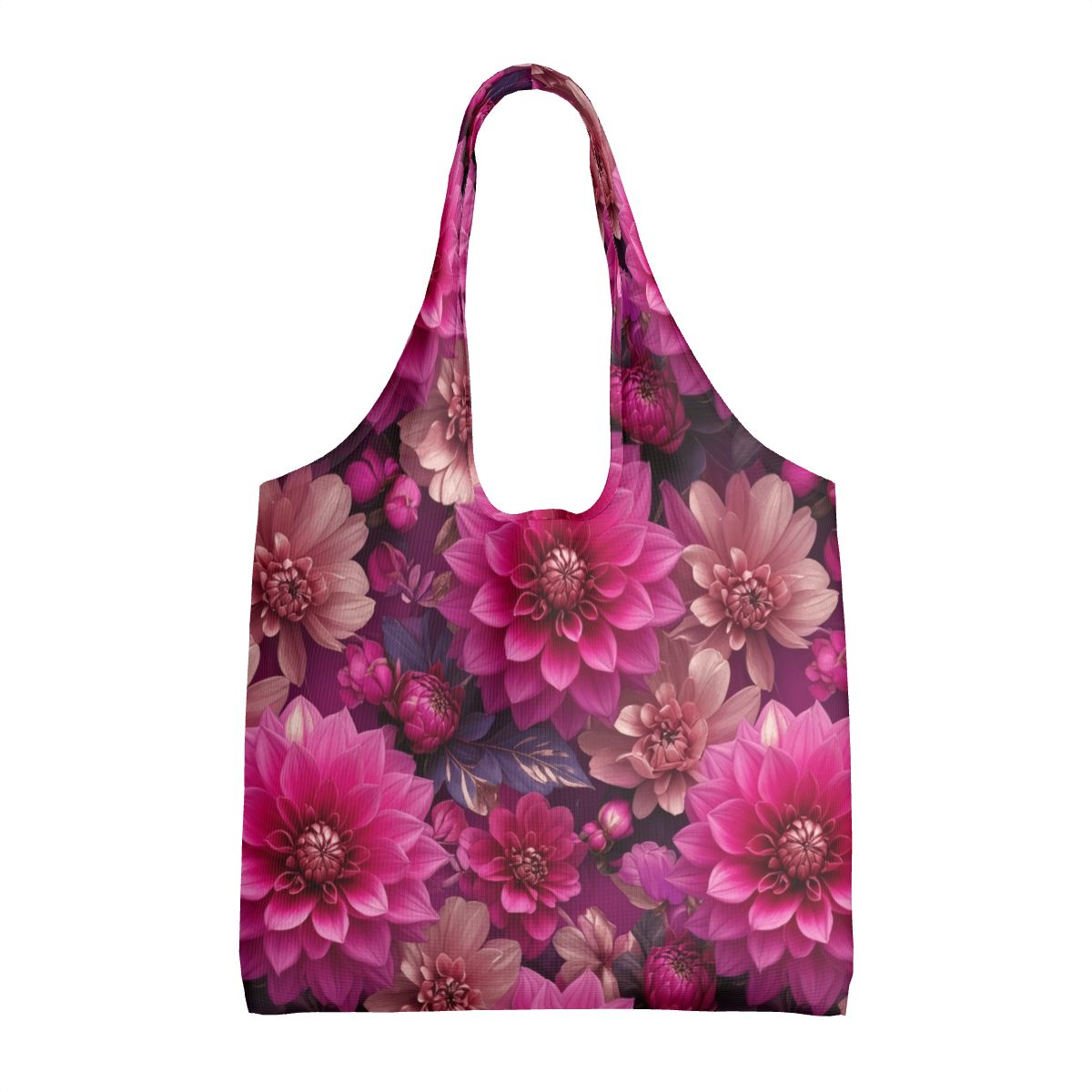 Dalie Fuksja — Canvas tote