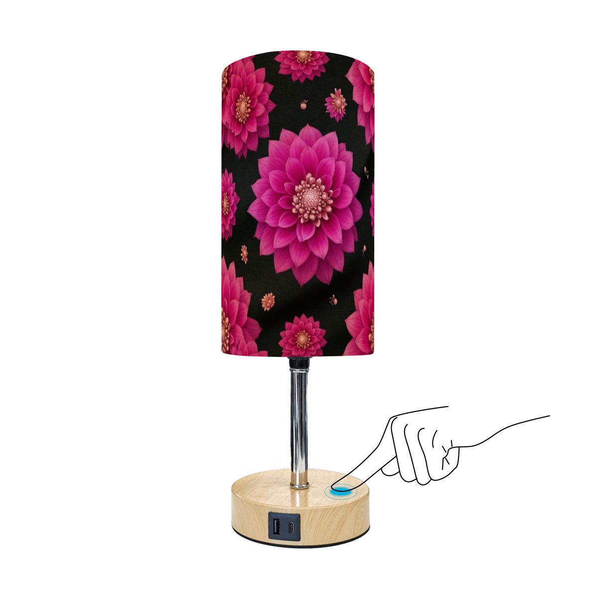 Touch Bedside Table Lamp with USB 31daliefuksjav2aop