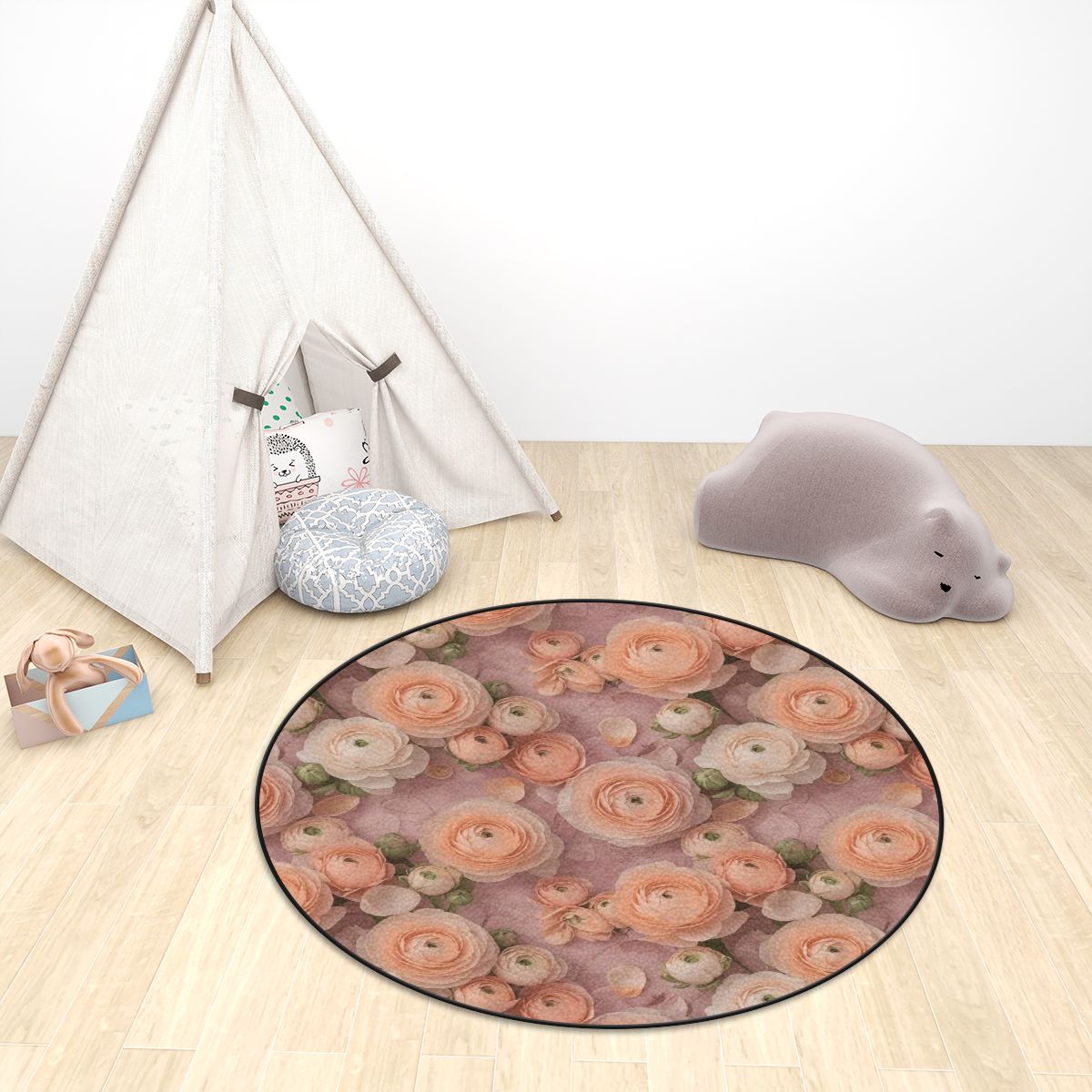 Multiple Sizes Plush Round Area Rug 44jaskryv2aop