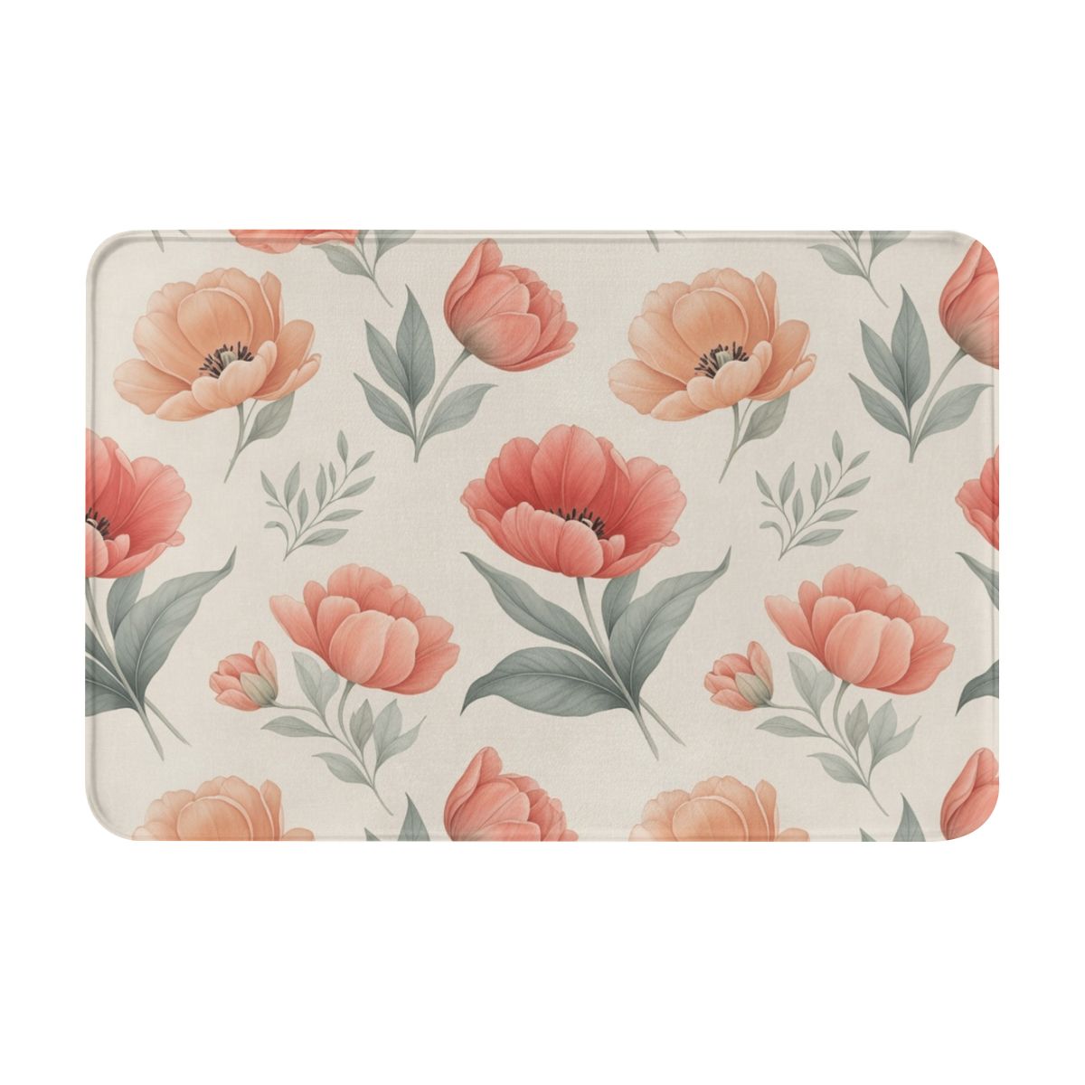 Tulipany Peach — Non-slip rug