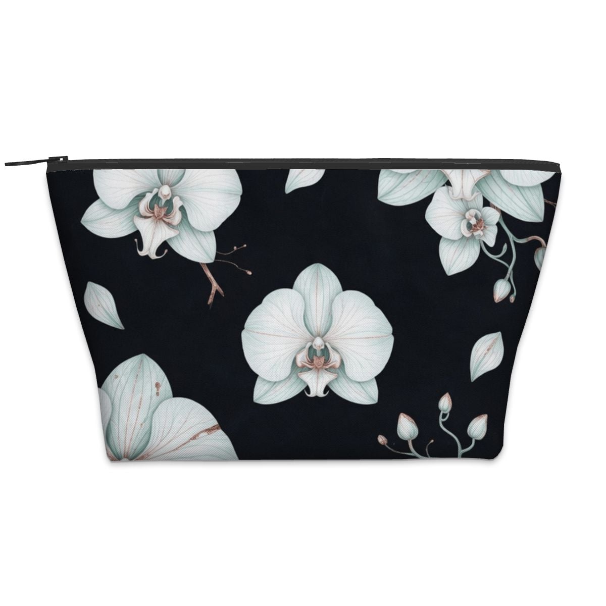 Trapezoid Oxford Cloth Makeup Bag 03orchideenocaop