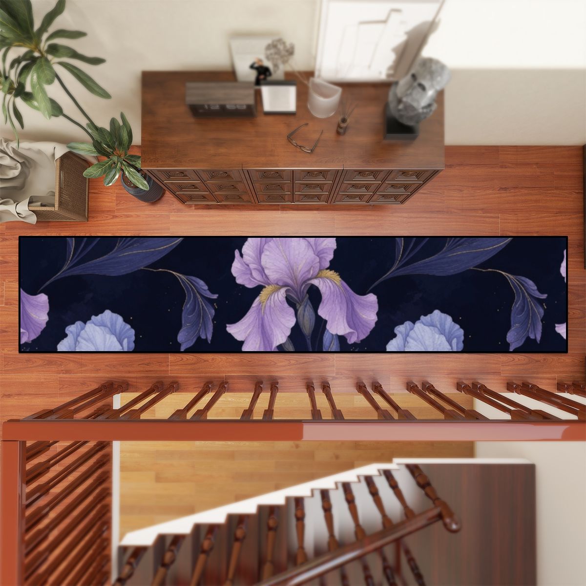 Runner Rug (5:1) 13irysyindigoaop
