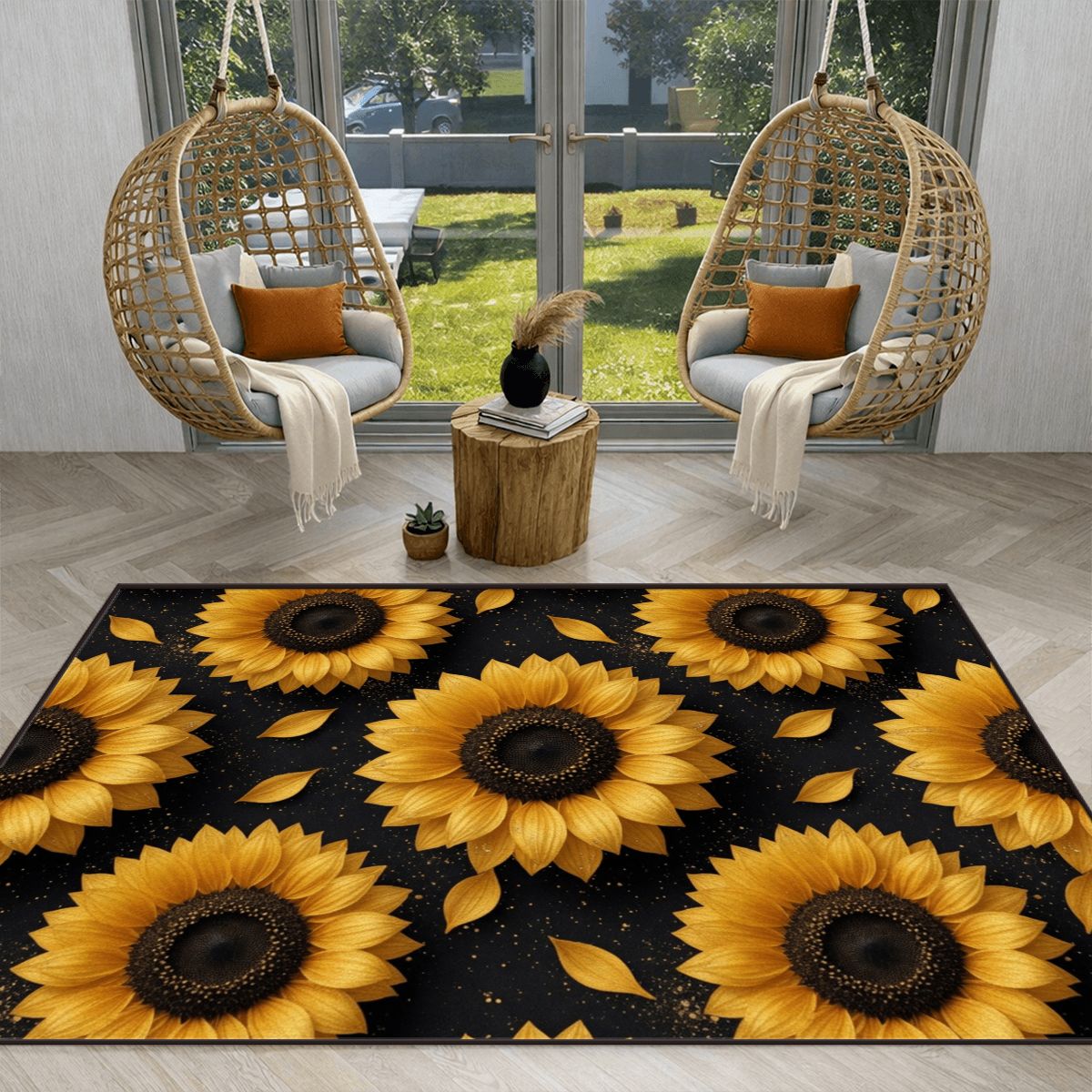 Sloneczniki — Large area rug