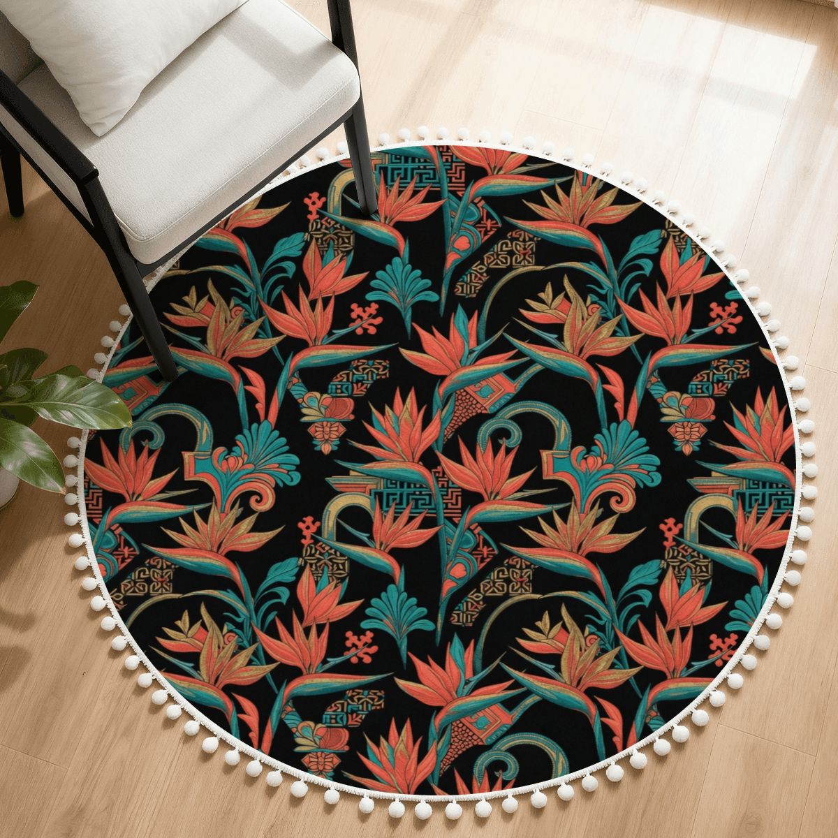 Rajski Ptak — Round rug