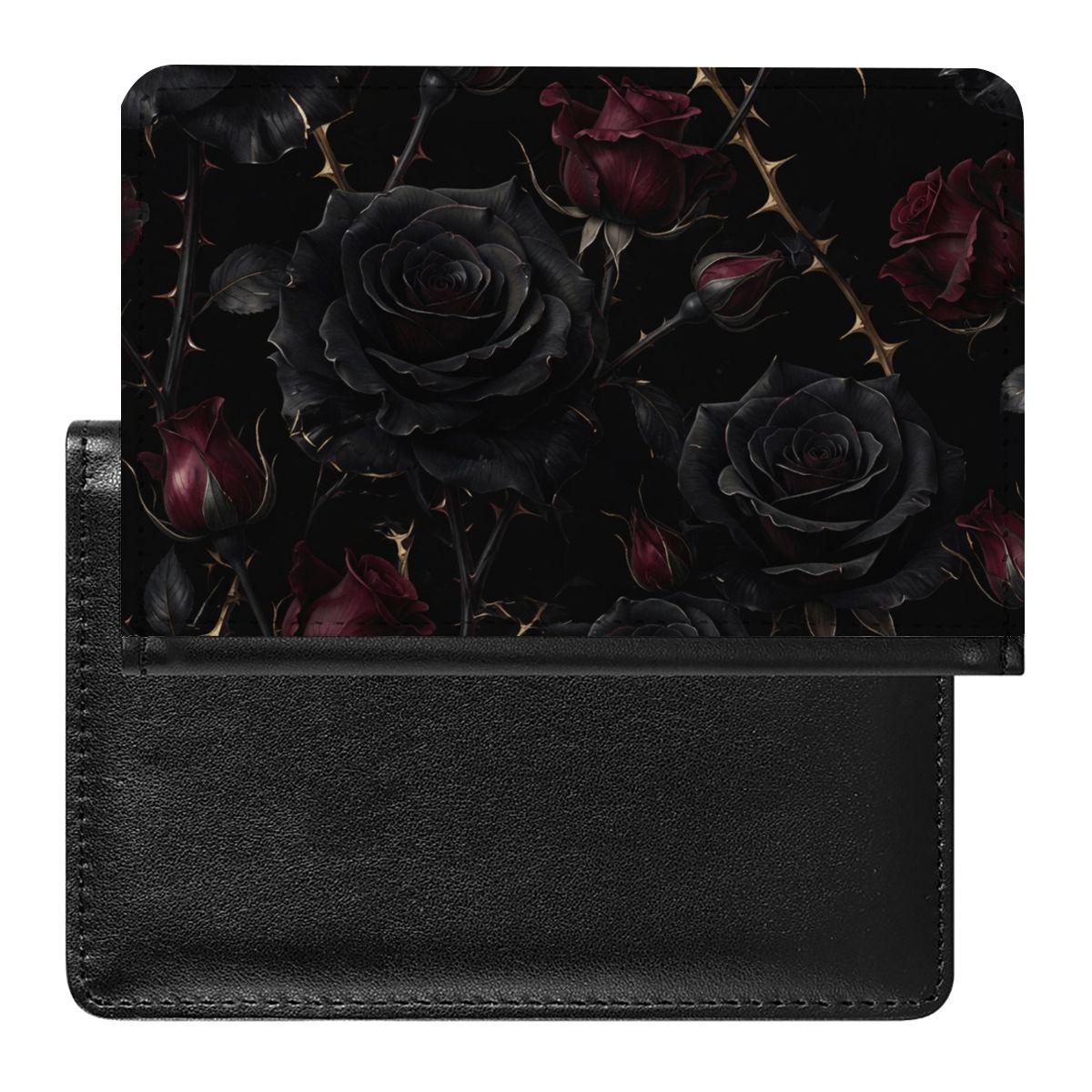 Noir Rose — Passport holder